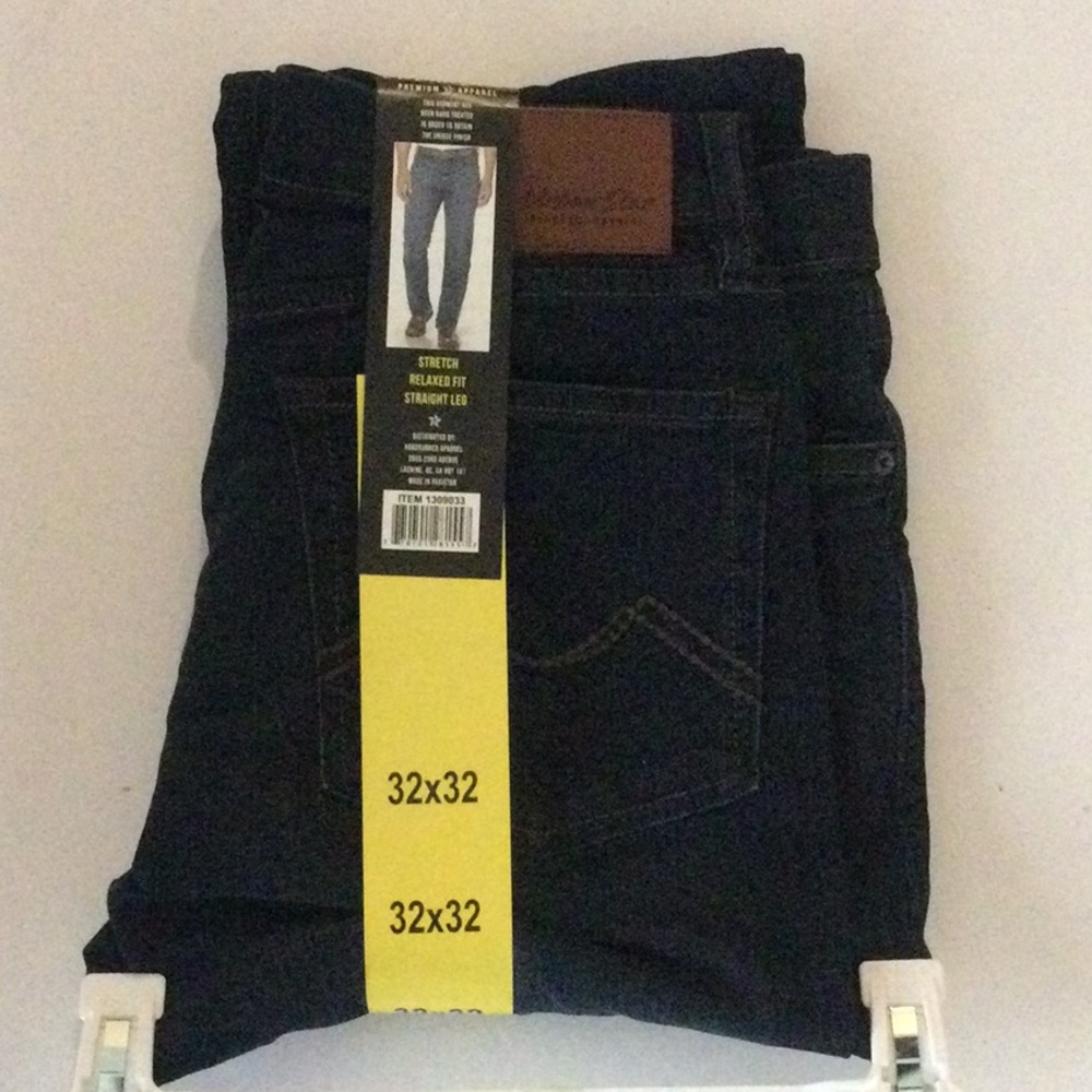 Urban Star Blue Denim Relax Fit Straight Leg Jeans - Picture 5 of 5